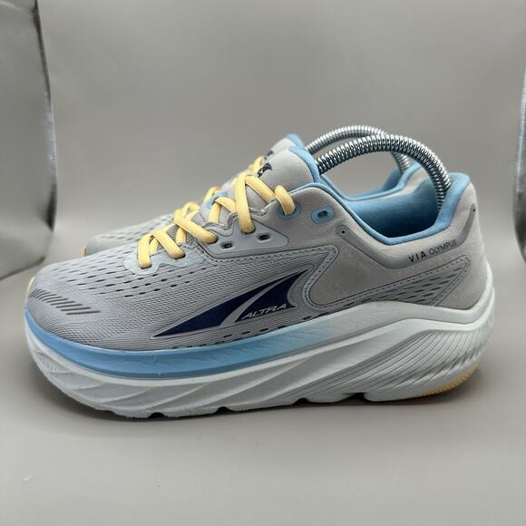 Altra Via Olympus Women's Size 8 US Running Shoes Gray Blue Sneakers - Picture 2 of 9